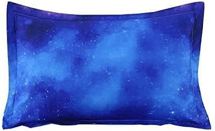 SDIII 4 Pieces Blue Galaxy Sheets Set Full, Soft Microfiber Galaxy Sheets Full, Blue Galaxy Bed Sheet Set for Girls Boys Kids and Teens All Season - Image 6