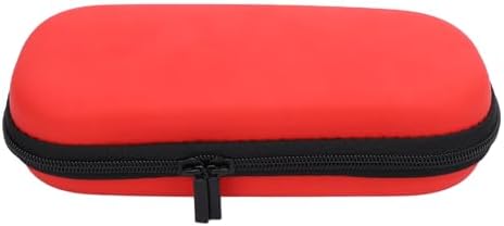 GOWENIC 3000 Game Console Case with Pockets, Anti Scratch Water PU (Red) - Image 2