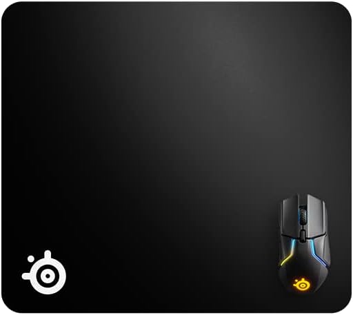 SteelSeries QcK Heavy - Large - Gaming Mouse Pad - Extra Thick Non-Sip Rubber Pad - Exslusive Microfiber Surface - Peak Tracking and Stability - Optimized For Gaming Sensors - Image 2