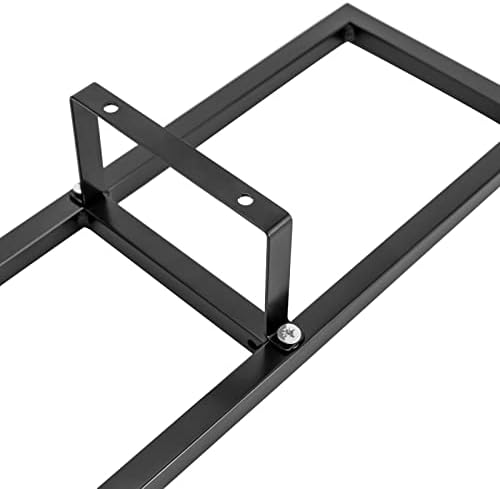2Pcs Black Floating Shelves for Wall, Wall Mount 34 Inch Video Games CD DVD Organizer Media Storage Rack, Cube Storage Organizer Wall Shelf - Image 3