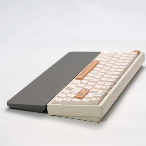 Sumgsn Grey Keyboard Wrist Rest, Gel Wrist Pad for Keyboard 60%/68%/70% | Ergonomic Keyboard Wrist Pad, Comfort Support for Typing and Gaming - Image 4
