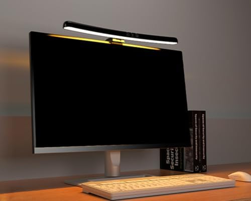 Computer Monitor Light Curved Screen Light Bar Three Light Modes Adjustable Brightness Touch Control Glare-Free Eye Protection LE13 A - Image 4