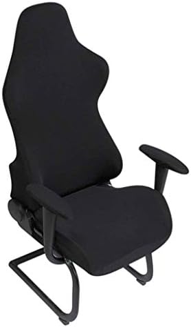 BTSKY Ergonomic Office Computer Game Chair Slipcovers (No Chair) | Stretchy Polyester Covers Universal Protective Chair Seat Covers for Reclining Racing Gaming Gaming Chair, Black by BTSKY