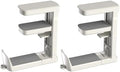 Headphone Hook - Adjustable Clamp-on Headphone Holder (White_2 Pack) by Unknown