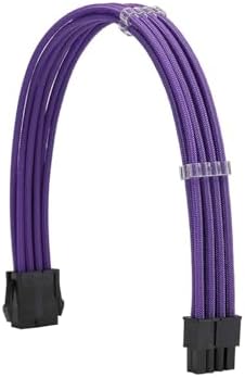 Formulamod Sleeved PSU Cable Extension Kit 18AWG Braided ATX 24-Pin/Dual PCIe 8-Pin/CPU 8-Pin for Mainstream Gaming Builds, with Cable Combs (Purple) - Image 4