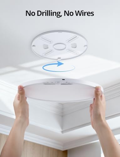 Combuh Wireless Shower Light Waterproof Battery Ceiling Lamp with Remote - Image 4