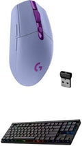 Logitech G305 Lightspeed Wireless Gaming Mouse (Lilac) + G515 TKL Wireless Gaming Keyboard (Tactile, Black) Bundle by Unknown