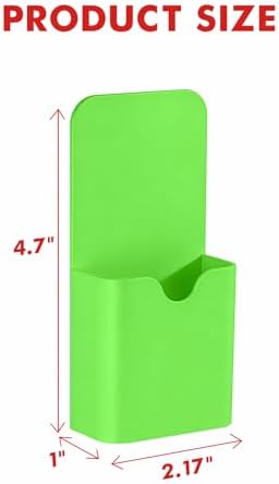 BEYGORM Magnetic Pen Holder for Refrigerator, Pencil Cup Organizer (Green) - Image 6