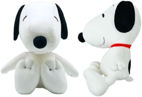 Peanuts Snoopy Plush Cuddly Cuddle Pillow, Super Soft & Cozy, 19" Tall, (Officially Licensed Product) by Franco Collectibles by Franco