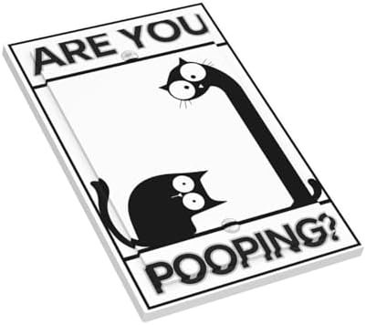 Decorative Light Switch Cover Plate Funny Bathroom Art with Are You Pooping Sign 1 Gang No Device Single Blank Outlet Covers Wall Plate Switchplate Covers Dimmer Faceplate Farmhouse - Image 3