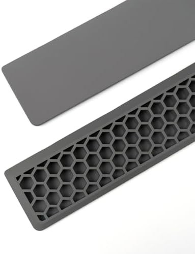 Sumgsn Grey Keyboard Wrist Rest, Gel Wrist Pad for Keyboard 60%/68%/70% | Ergonomic Keyboard Wrist Pad, Comfort Support for Typing and Gaming - Image 5