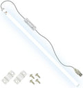 TrueColor USB LED Under Cabinet Light Bar, Frosted Cover, 24 in, Daylight by CLEANLIFE