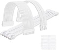 Formulamod Sleeve Extension Power Supply Cable Kit 18AWG ATX 24P+ (2) EPS 8-P+(3) PCI-E8-P with Combs for PSU to Motherboard/GPU by Formulamod