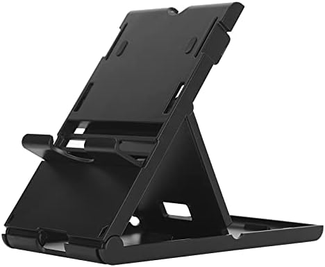 Vikye Adjustable Game Console Bracket Safe Stand for SwitchLite Playing for Smartphone Black ABS - Image 6
