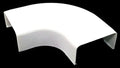 90 Degree Elbow - Electriduct XX-Large Latching Cable Raceway Accessories - 3" x 2" Channel Size - White by Electriduct