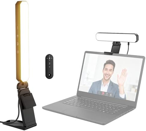 NEEWER Basics Monitor Light Bar, 6W Bi Color Dimmable LED Lamp with Stand/Remote/Touch Control for Home Office Desk Video Conference Lighting Computer Laptop Webcam Zoom Gaming Streaming Reading, L10 by Neewer