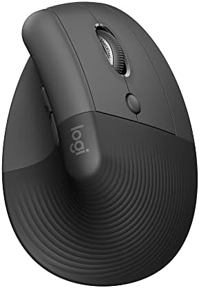 Logitech Lift Vertical Ergonomic Wireless Mouse - Graphite by Unknown