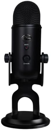 Logitech Creators Blue Yeti USB Microphone for PC, Mac, Gaming, Recording, Streaming, Podcasting, Studio and Computer Condenser Mic with Blue VO!CE effects, 4 Pickup Patterns, Plug and Play - Blackout - Image 4