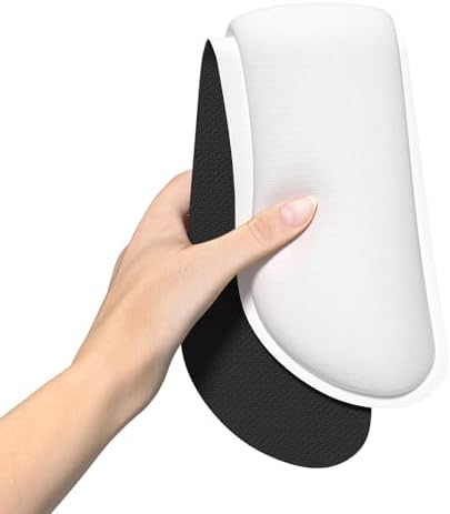 Dapesuom Keyboard Wrist Rest Mouse Pad Set, 4Pcs Extended Large XXL Gaming Mousepad + Mouse Wrist Cushion + Memory Foam Keyboard Wrist Support + Cup Coaster, White 31.5x15.7in Desk Pad for Home Office - Image 5