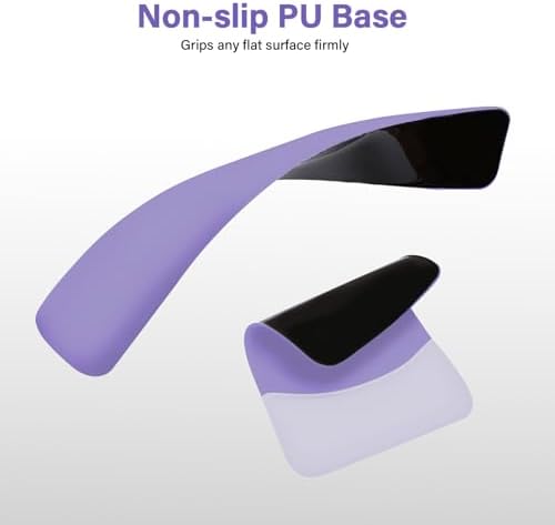 MOSISO Wrist Rest Support Mouse Pad & Keyboard Set, Purple | Rectangular Ergonomic Mousepad, Non-Slip Base, Home/Office Pain Relief & Easy Typing, Neoprene Cloth & Raised Silicone Lining - Image 5