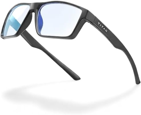 Titan Gaming Glasses, Blue Light Blocking, Night Driving Glasses for Men, Computer Protection, Gift for Gamers by livho