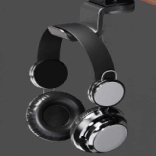 Headphone Hook Under Desk Holder Hanger Nylon 360° Rotating Adjustable Lightweight Students' Desk Hook Mount for Desk & Table Bag Backpack Headset Hook with 50lb Capacity (Screw Fixation) - Image 7