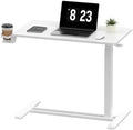FLEXISPOT 32''Adjustable C Table Gas Spring Mobile Side End Table by Unknown