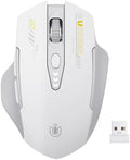 Uineer Wireless Mouse, 2.4GHz Rechargeable Computer Mouse, Battery Display by UINEER