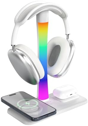 Headphone Stand with Wireless Charger Gaming Headset Holder - Image 2