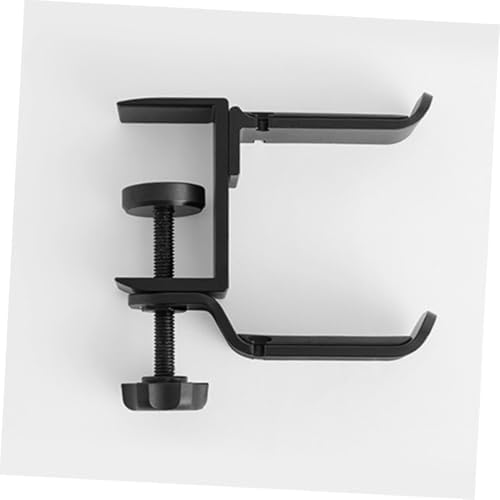 KOMBIUDA Multifunctional Headphone Hanger Under Desk Clamp Hook Adjustable Headset Stand for Home Office Use Sturdy Plastic and Silicone Design Easy No-Drill Installation Space-Saving Storage - Image 4