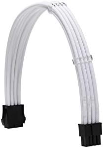 Formulamod Sleeve Extension Power Supply Cable Kit 18AWG ATX 24P+ EPS 8-P+PCI-E8-P with Combs for PSU to Motherboard/GPU (White) - Image 4