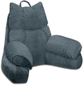 Reading Pillow for Bed with Arms, Back Support, Memory Foam（Charcoal Gray） by Unknown