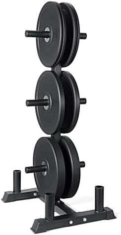 CAP 2-inch Olympic Bumper Plate Weight Set | 100-370 lbs | Multiple Colors | Storage Rack Optional by CAP