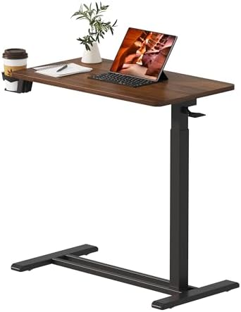 28'' Medical Overbed Bedside Table with Wheels,Rolling Table by FitStand