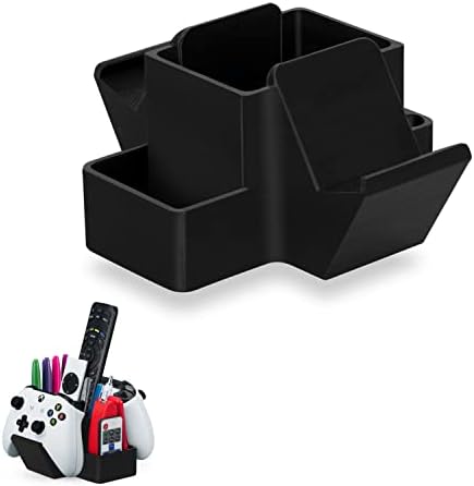 BRAINWAVZ Dual Game Controller, TV Remote Control & Stationary Storage Desktop Organizer Holder, Universal Design for Xbox ONE PS5 PS4 PC Gamepads, Reduce Clutter (D03) by Brainwavz