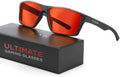 Titan Gaming Glasses, Blue Light Blocking, Night Driving Glasses for Men, Computer Protection, Gift for Gamers by livho