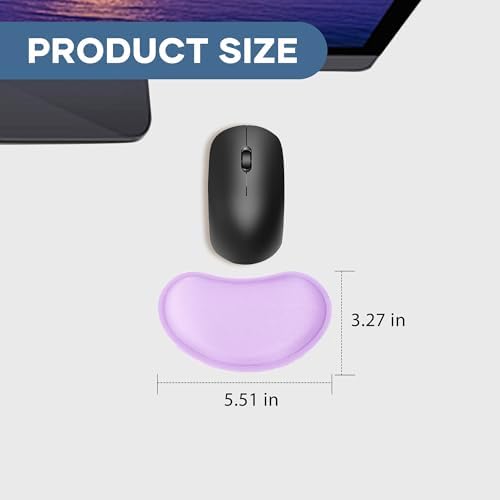 Office Ergonomic Memory Foam Computer Mouse and Keyboard Wrist Rest pad Support Carpal Tunnel, Wrist Rest for Keyboard and Mouse, Wrist Support Set - Image 2