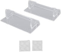 Estink Clear Acrylic Stand, Handheld Game Console Holder Display Stand 4.4 x 1.9 x 1.2in with Anti Slip Pads for New Game Watch Switch Phone Tablet Desk Setup by Following