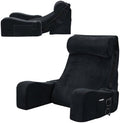 Sasttie 15-25 inch Adjustable Reading Pillow with Armrests, Black by SASTTIE
