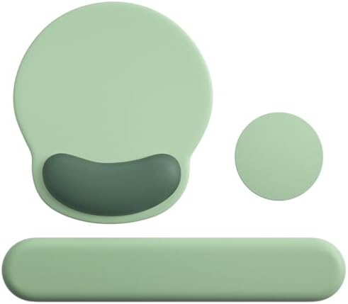 Mouse Pad with Keyboard Wrist Rest,Ergonomic Mousepad Support Set by VINEBURY