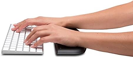 Kensington ErgoSoft Wrist Rest for Slim, Compact Keyboards, Black (K52801WW), 3.9 x 0.4 x 11.1 inches - Image 2