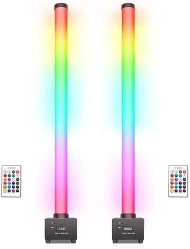 LED Stage Light Bar: 360° Full Coverage Lighting - 60W 120LED RGB Pixel Tube - Remote DMX Control - Great for DJ Party Live Show Band Club Event by OPPSK