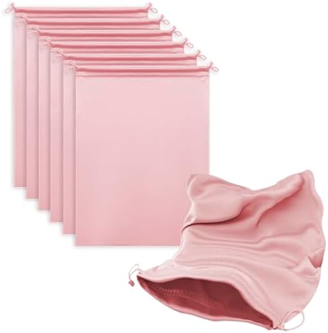 Microfiber Drawstring Bags, Multi-Size Soft Protective Pouches for Shoes, Ski Goggles, Sunglasses, Handbags & Camera Lenses by MtuxuYR