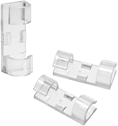 Eco-Fused Cord Organizer Kit - Wire Management - Slot Cable Holders, Self Adhesive Cable Clip Holders, Fastening Cable Ties, Hook Loop Cable Straps, Reusable Hook Loop Cable Ties, Cable Sleeve Split. - Image 5