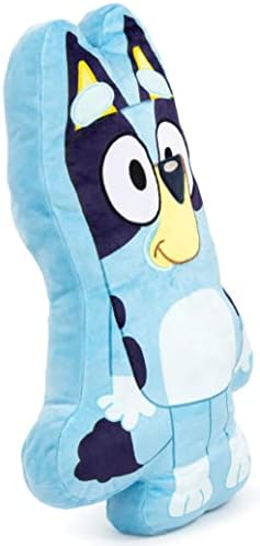 Jay Franco Polyester Bluey Shaped Decorative Pillow - Kids Super Soft Throw Plush Pillow - Measures 17 Inches (Official Bluey Product) - Image 2