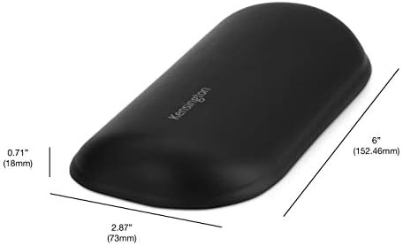 Kensington ErgoSoft Wrist Rest for Standard Mouse, Black (K52802WW), 2.9 x 0.7 x 6 inches - Image 3