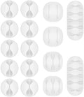 Shintop 16pcs Cable Clips for Organizing Nightstand Phone Chargers (White) by Shintop