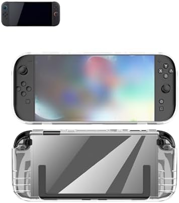 Case for Nintendo Switch 2 Handheld Gaming Console,BOVUGAC High Transparency Soft TPU Shockproof with Stand-Clear by Unknown