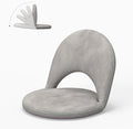 Floor Chair, 5-Position Foldable Floor Chair for Kids with Adjustable Back, Soft Sponge & Velvetean Cover, for Adults and Kids, Indoor Outdoor Use, Meditation, Gaming, Camping (Gray) by Cuzobro