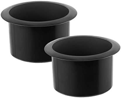 GYBest 2 Pcs Plastic Black Cup Holder, Replacement Recliner-Handles Cup Holder Insert for Sofa Boat Couch Recliner Poker Table (3.2" Wx2.6 H) - Image 8